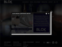 Tablet Screenshot of blokmoda.com